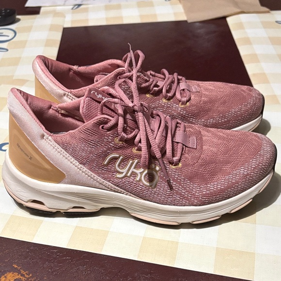 Ryka Women's Blush and Cream Athletic Shoes - Picture 1 of 8